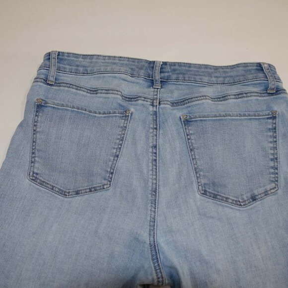 Talbots Women's Flawless 5 Pocket Slim Ankle Jeans Size 10 Light Blue Denim - Picture 6 of 6